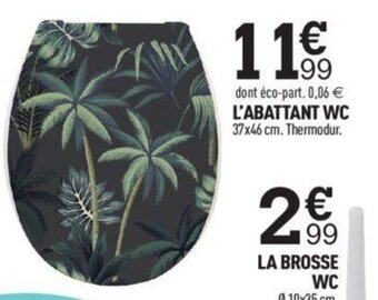 Centrakor L'ABATTANT WC offre