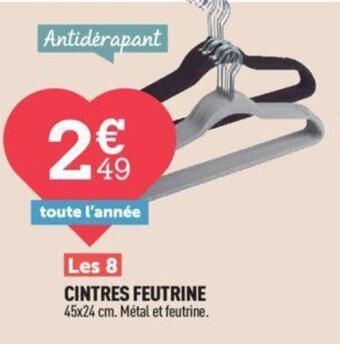 Centrakor CINTRES FEUTRINE offre