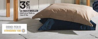 Centrakor LA TAIE D'OREILLER offre