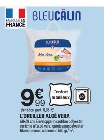 Centrakor L'OREILLER ALOE VERA offre