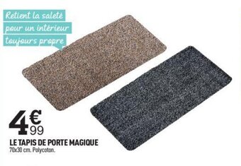 Centrakor LE TAPIS DE PORTE MAGIQUE offre