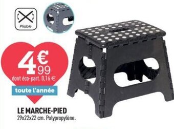 Centrakor LE MARCHE-PIED offre