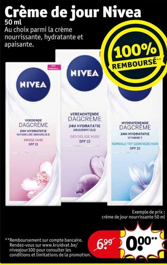 Promo Crème de jour Nivea chez Kruidvat