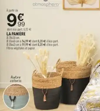 Centrakor La Paniere offre