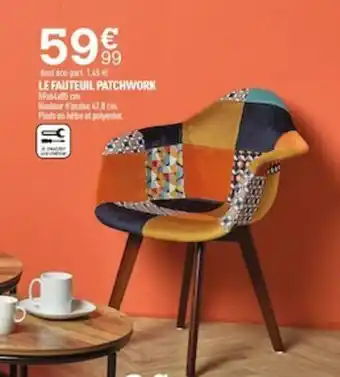 Centrakor Le Fauteuil Patchwork offre