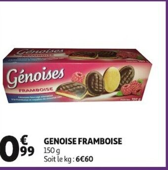 Auchan GENOISE FRAMBOISE offre