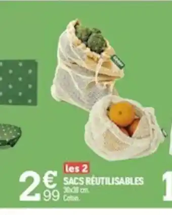 Centrakor Sacs Réutiusables offre