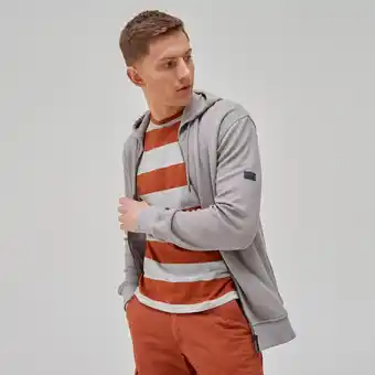 Decathlon Lyman sweat de marche zippé à capuche pour homme - gris offre