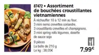 Thiriet Assortiment de bouchées croustillantes vietnamiennes offre