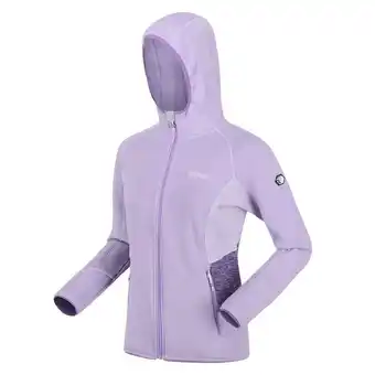 Decathlon Walbury iii polaire de randonnée zippé pour femme - violet offre
