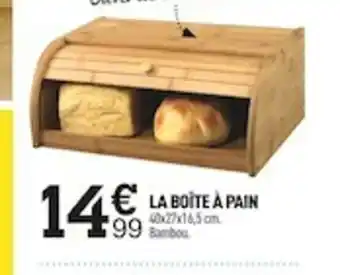 Centrakor La Boite A Pain offre