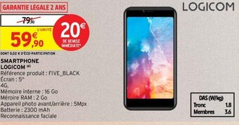 Intermarché SMARTPHONE LOGICOM (d) offre