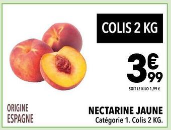 Supeco Nectarine jaune offre