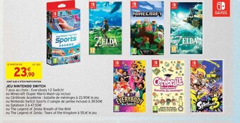 Intermarché JEU NINTENDO SWITCH offre