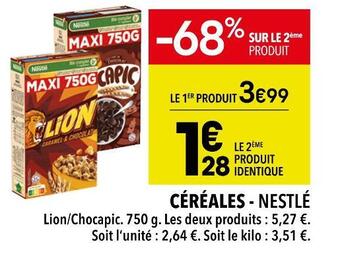 Supeco Nestlé céréales offre