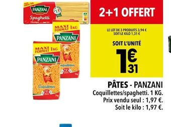Supeco Panzani pâtes offre