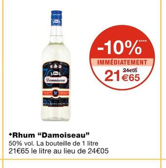 Monoprix Damoiseau rhum offre