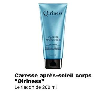 Monoprix Qiriness caresse après-soleil corps offre
