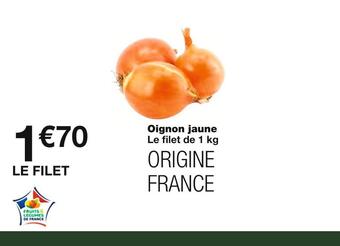 Monoprix Oignon jaune offre