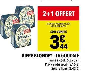 La goudale bière blonde