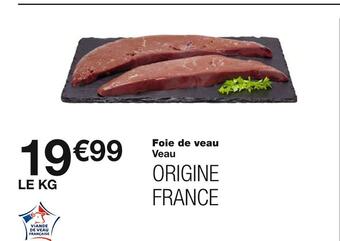 Monoprix Foie de veau offre