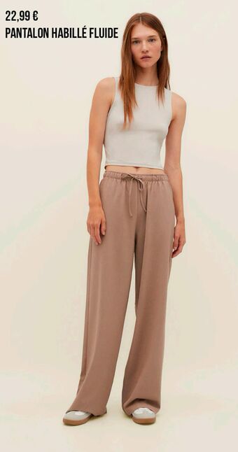 Stradivarius Pantalon habillé fluide offre