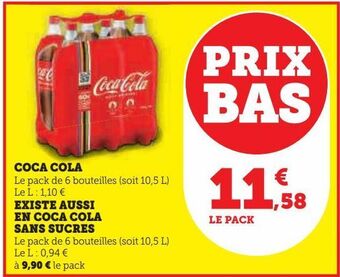 Hyper U Coca cola offre