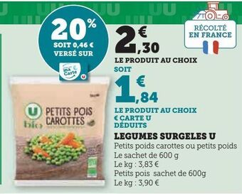 Hyper U Legumes surgeles u offre