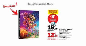 Dvd super mario bros le film