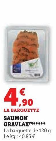 Saumon gravlax