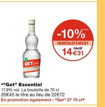 Monoprix Get get essentiel offre