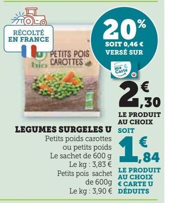 Super U Légumes surgeles u offre