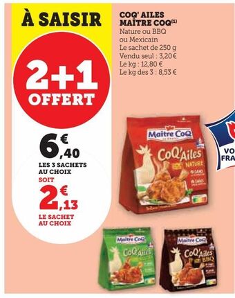 U Express Coq' ailes maitre coq offre