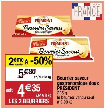 Migros Beurre président offre