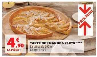 U Express Tarte normande 6 parts offre