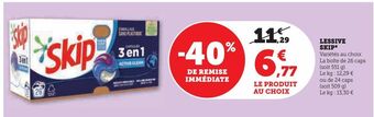 U Express Lessive skip offre