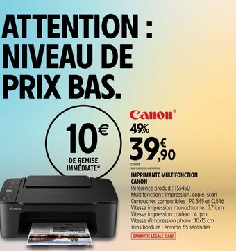 IMPRIMANTE MULTIFONCTION CANON