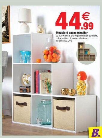 Bazarland Meuble 6 cases escalier offre