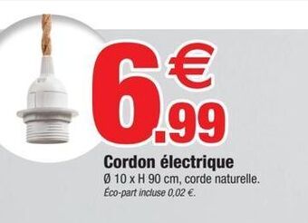 Bazarland Cordon électrique offre