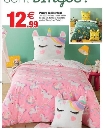 Bazarland Parure de lit enfant offre