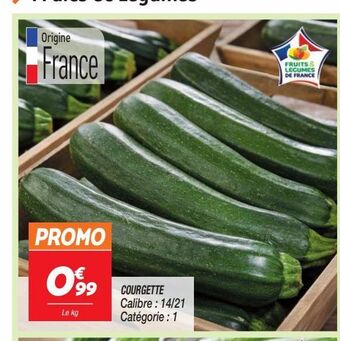 Netto Courgettes offre