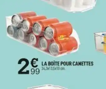 Centrakor La Boite Pour Canettes offre