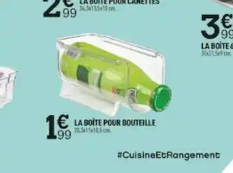 Centrakor La Boite Pour Bouteille offre