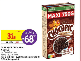 Intermarché CÉRÉALES CHOCAPIC NESTLÉ offre