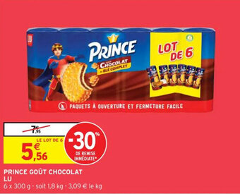 Intermarché PRINCE GOÛT CHOCOLAT offre