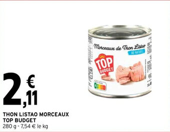 Intermarché THON LISTAO MORCEAUX TOP BUDGET offre