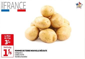 Auchan POMMES DE TERRE NOUVELLE RÉCOLTE offre