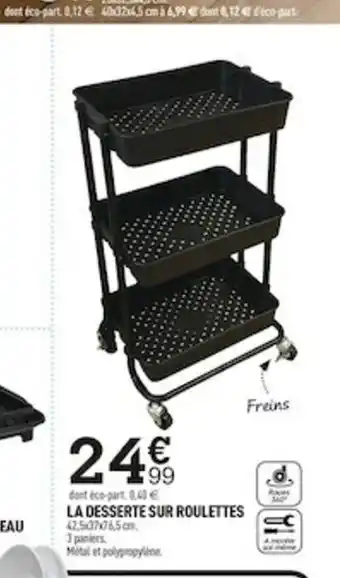 Centrakor La Desserte Sur Roulettes offre