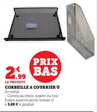 Hyper U CORBEILLE A COURRIER U offre