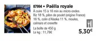Thiriet Paëlla royale offre